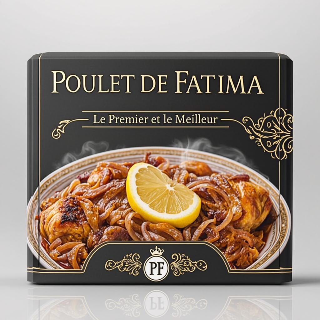 Poulet Yassa Céleste — Poulet de Fatima