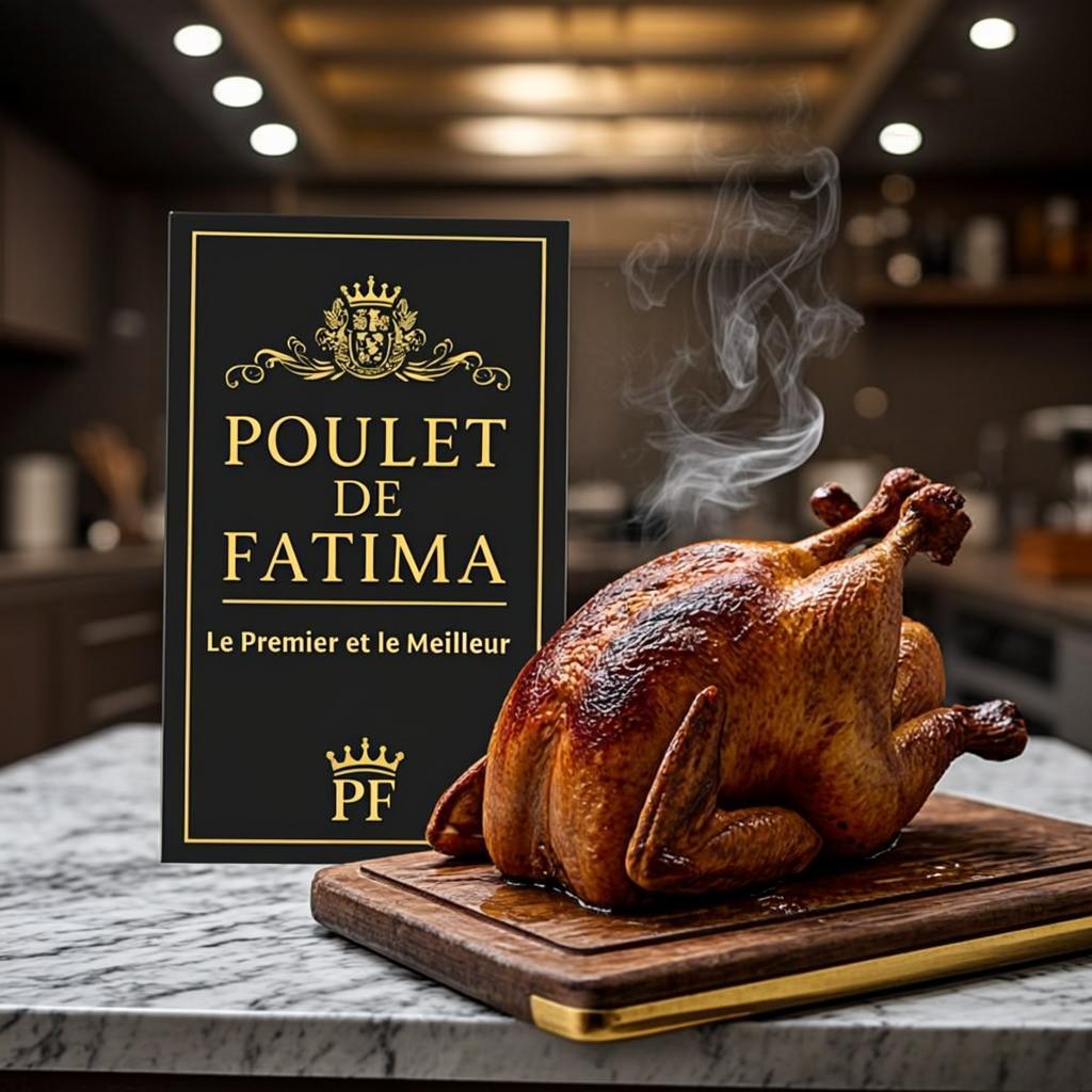 Poulet Grillé Flamme — Poulet de Fatima