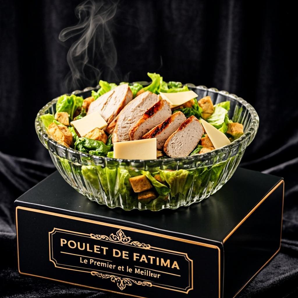Salade César au Poulet Grillé — Poulet de Fatima