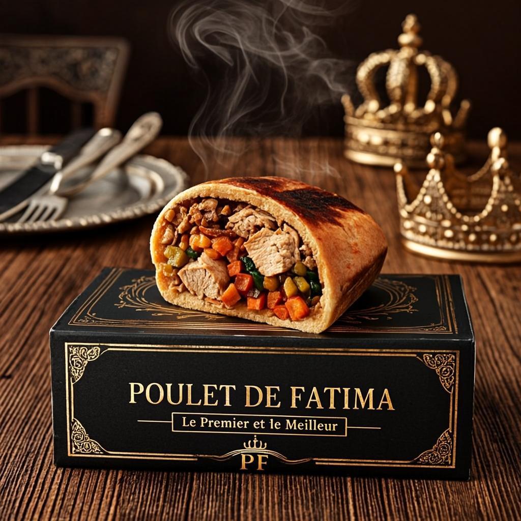 Wrap Poulet Sauvage — Poulet de Fatima