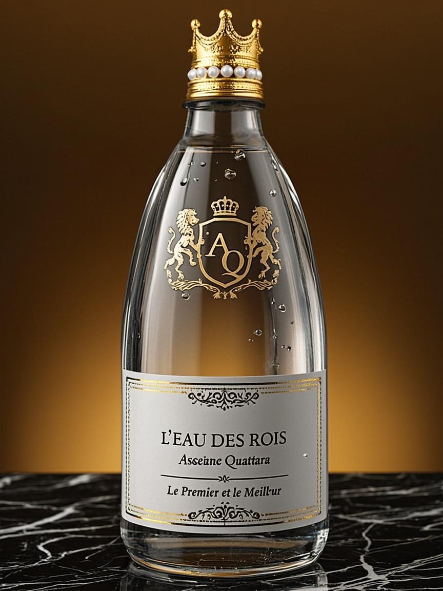 Bouteille 33cl — L'EAU DES ROIS — par Son Excellence Alassane Ouattara