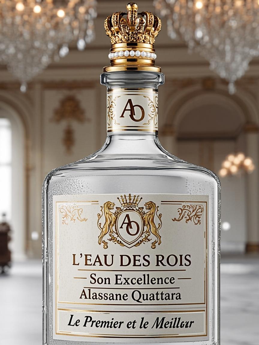 Bouteille 75cl — L'EAU DES ROIS — par Son Excellence Alassane Ouattara