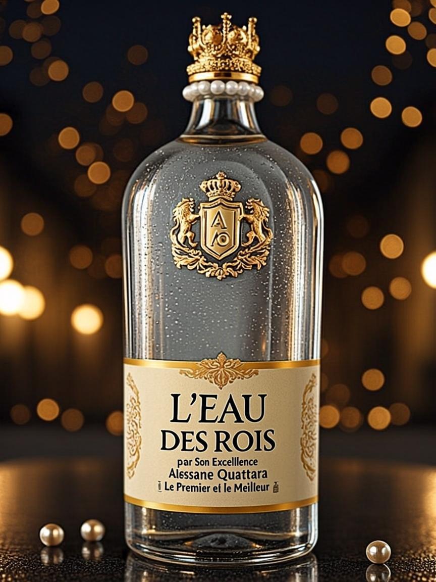 Bouteille 1L — L'EAU DES ROIS — par Son Excellence Alassane Ouattara