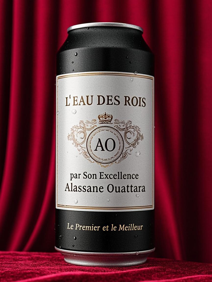 Canette 25cl Slim — L'EAU DES ROIS — par Son Excellence Alassane Ouattara