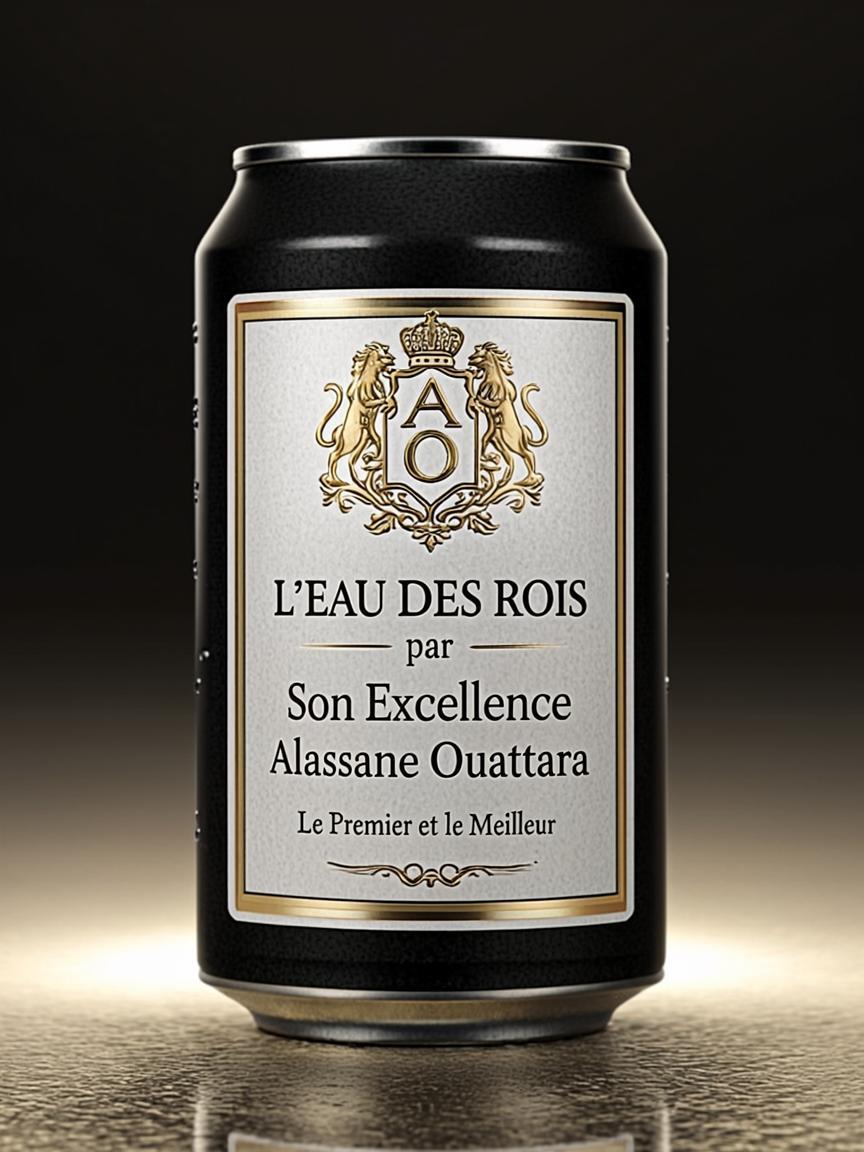 Canette 33cl — L'EAU DES ROIS — par Son Excellence Alassane Ouattara