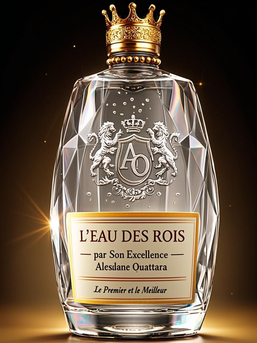 Edition Royale Cristal — L'EAU DES ROIS — par Son Excellence Alassane Ouattara