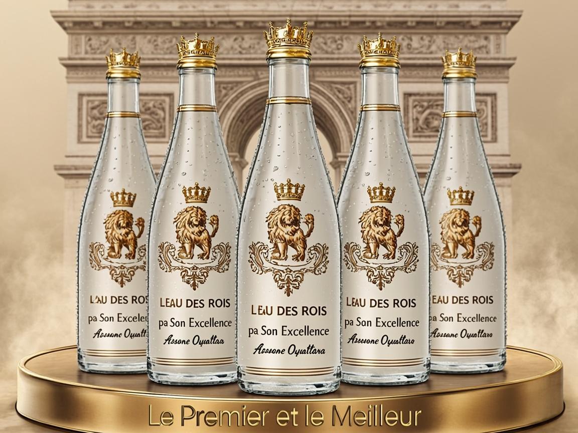 Pack Festif 6x33cl — L'EAU DES ROIS — par Son Excellence Alassane Ouattara