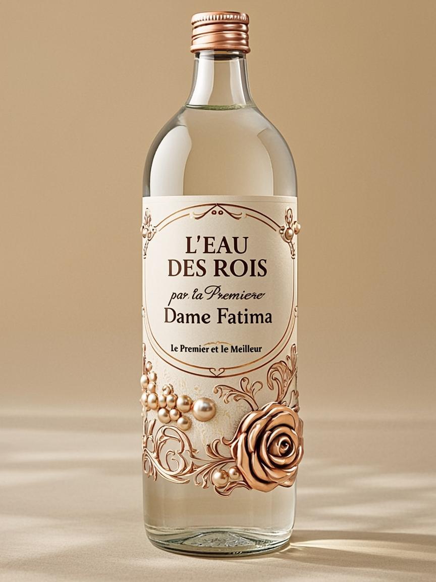 Bouteille 50cl — L'EAU DES ROIS — par la Première Dame Fatima