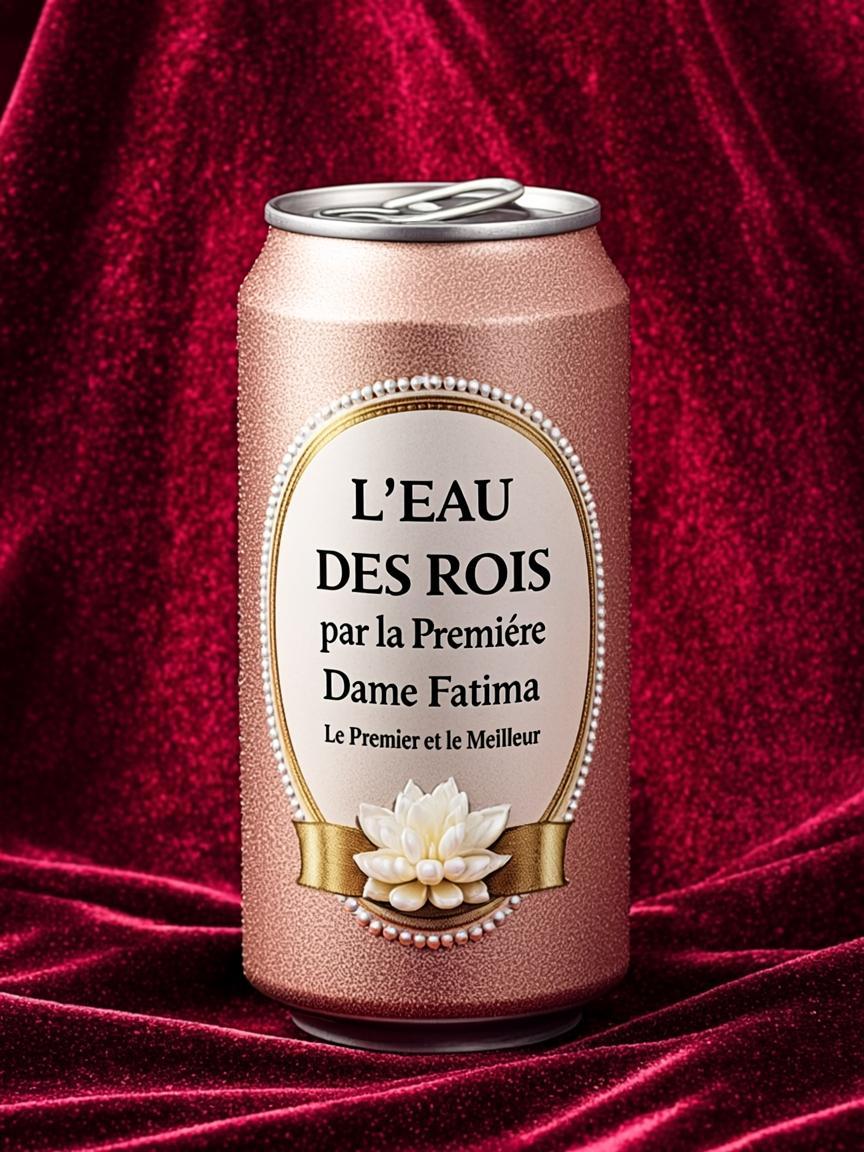 Canette 25cl Slim — L'EAU DES ROIS — par la Première Dame Fatima