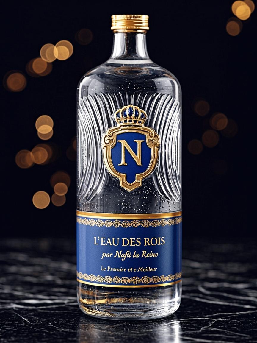 Bouteille 1L — L'EAU DES ROIS — par Nafi la Reine