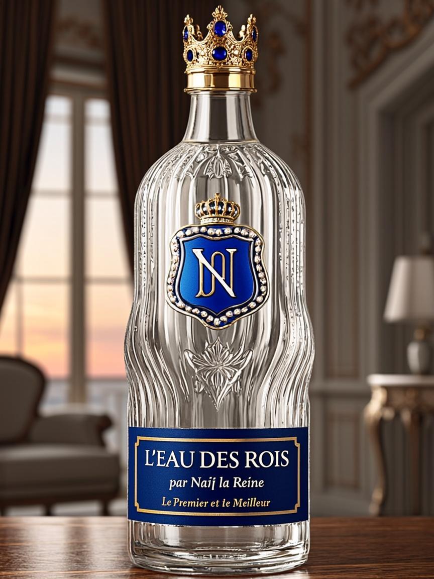 Bouteille 1L5 — L'EAU DES ROIS — par Nafi la Reine