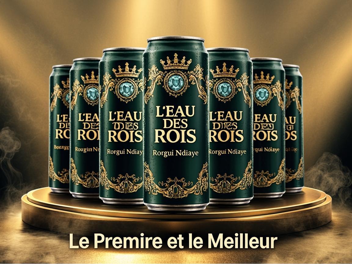 Pack Festif 6x33cl — L'EAU DES ROIS — par Rougui Ndiaye