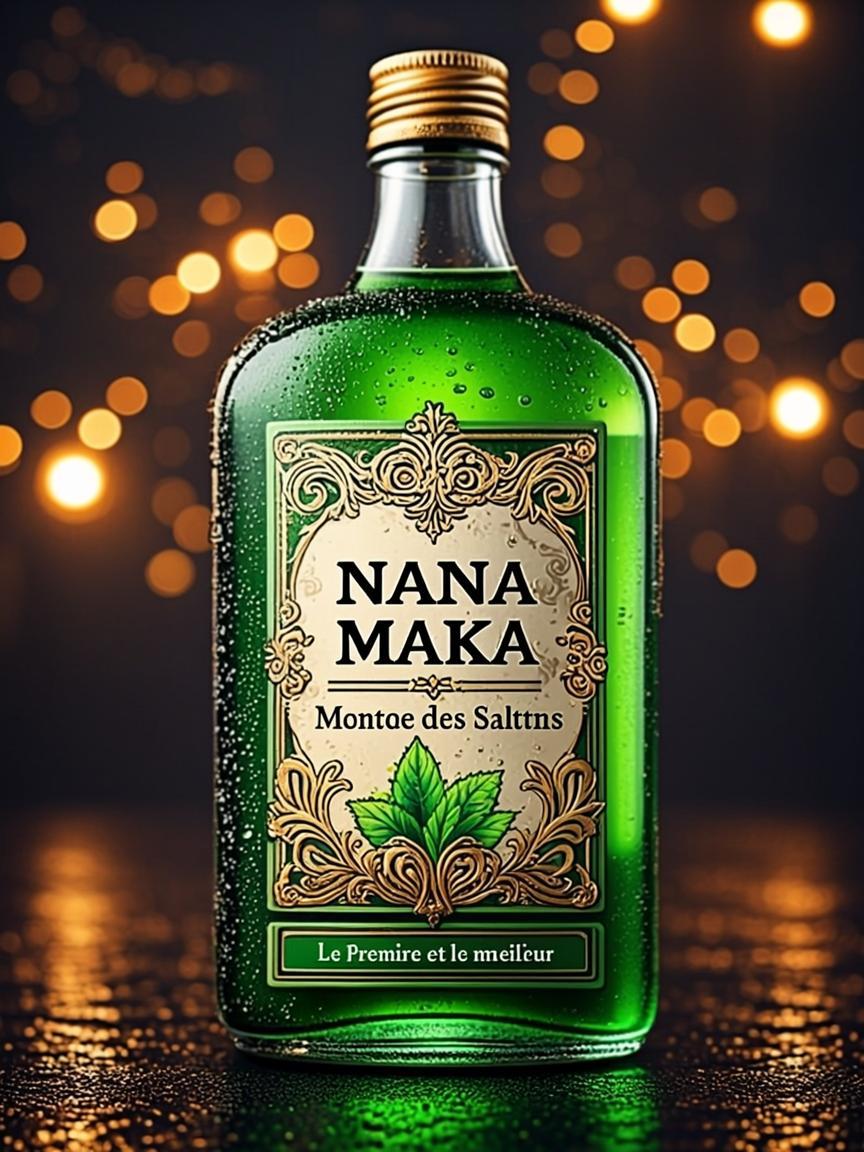 Bouteille 1L — NANA MAKA — Menthe des Sultans