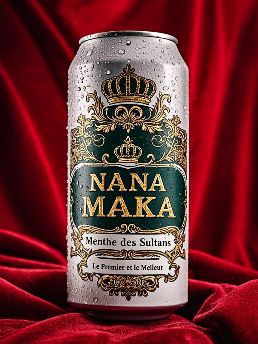 Canette 25cl Slim — NANA MAKA — Menthe des Sultans