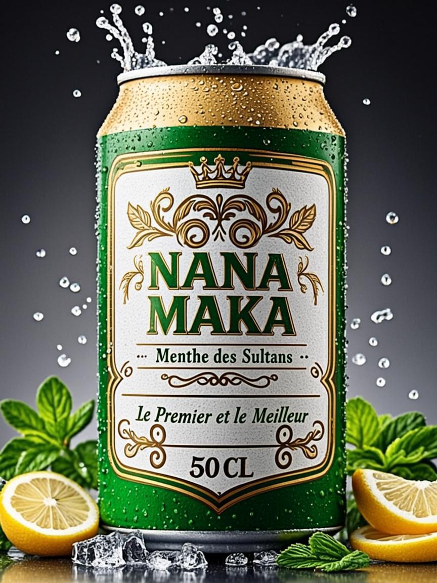 Canette 50cl — NANA MAKA — Menthe des Sultans