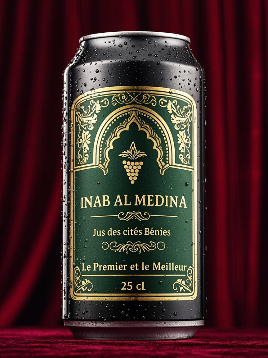 Canette 25cl Slim — INAB AL MEDINA — Jus des Cités Bénies