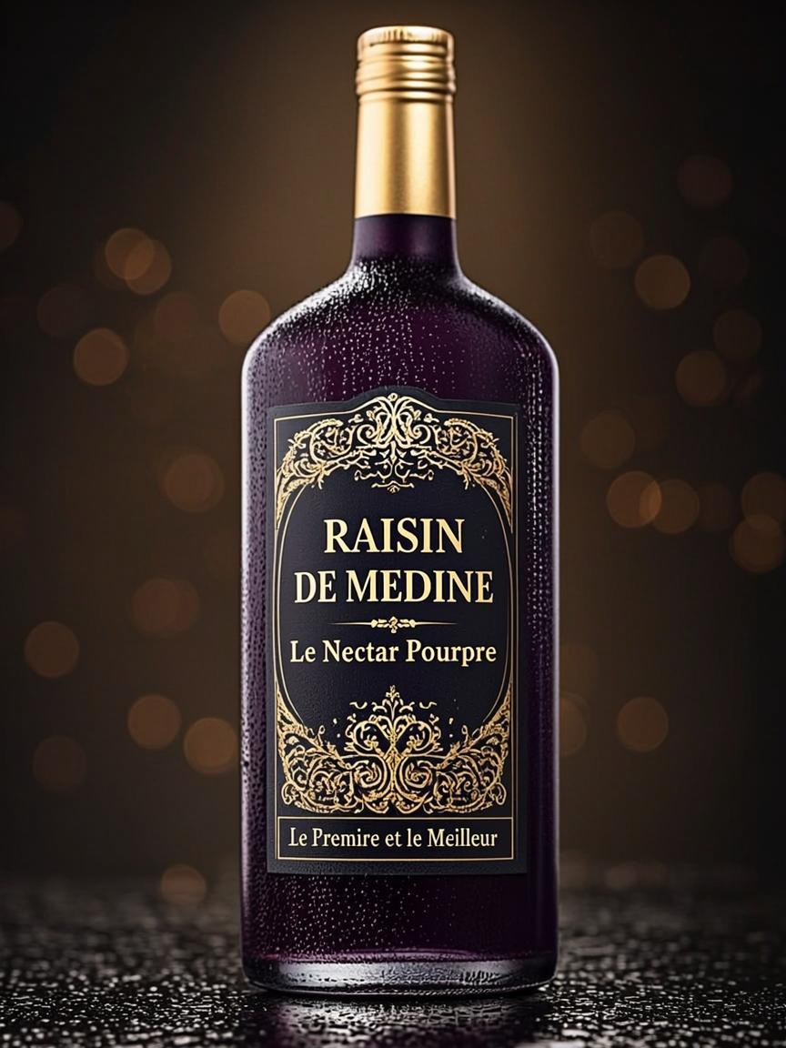 Bouteille 1L — RAISIN DE MEDINE — Le Nectar Pourpre