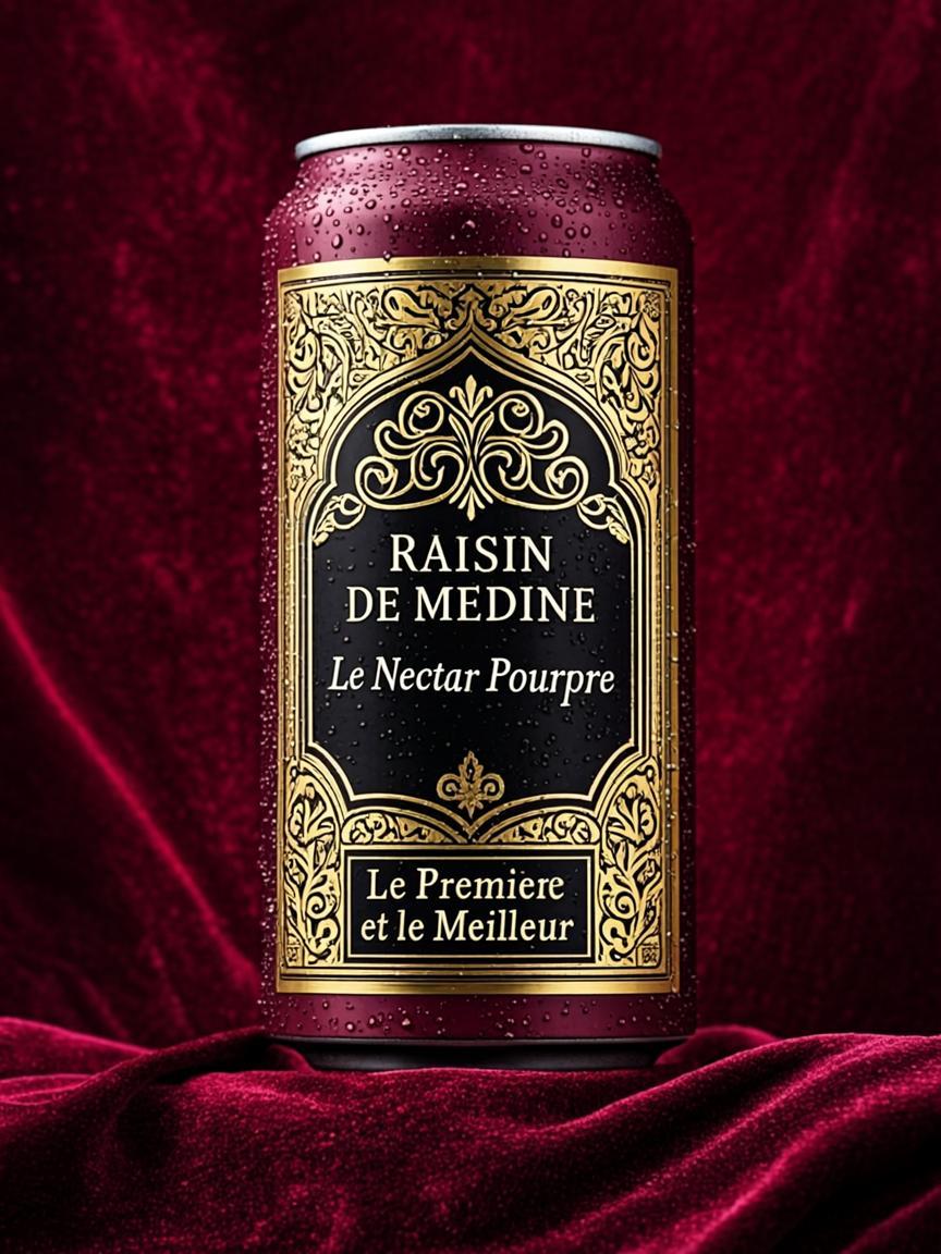 Canette 25cl Slim — RAISIN DE MEDINE — Le Nectar Pourpre