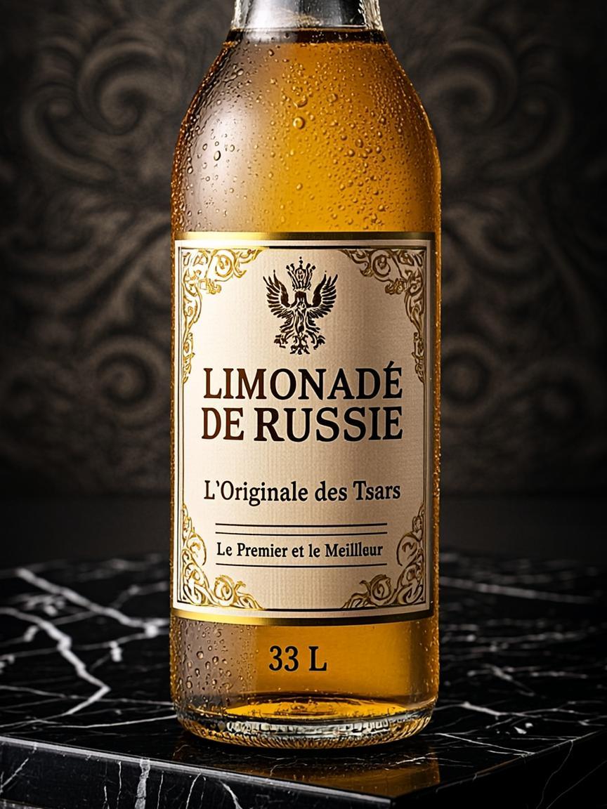 Bouteille 33cl — LIMONADE DE RUSSIE — L'Originale des Tsars