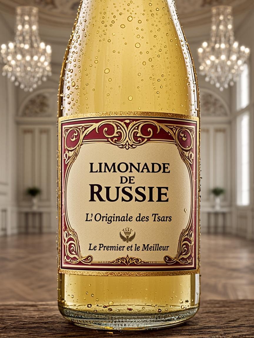 Bouteille 75cl — LIMONADE DE RUSSIE — L'Originale des Tsars
