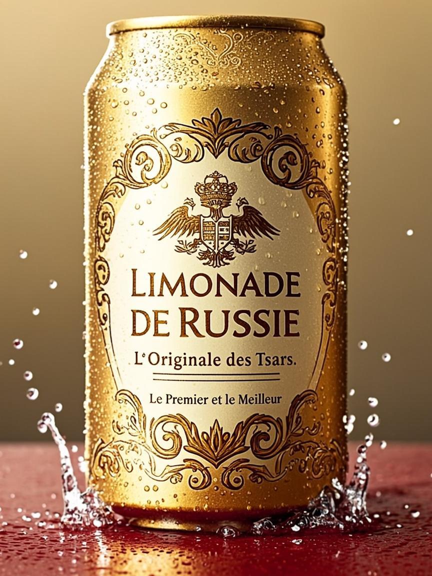 Canette 50cl — LIMONADE DE RUSSIE — L'Originale des Tsars