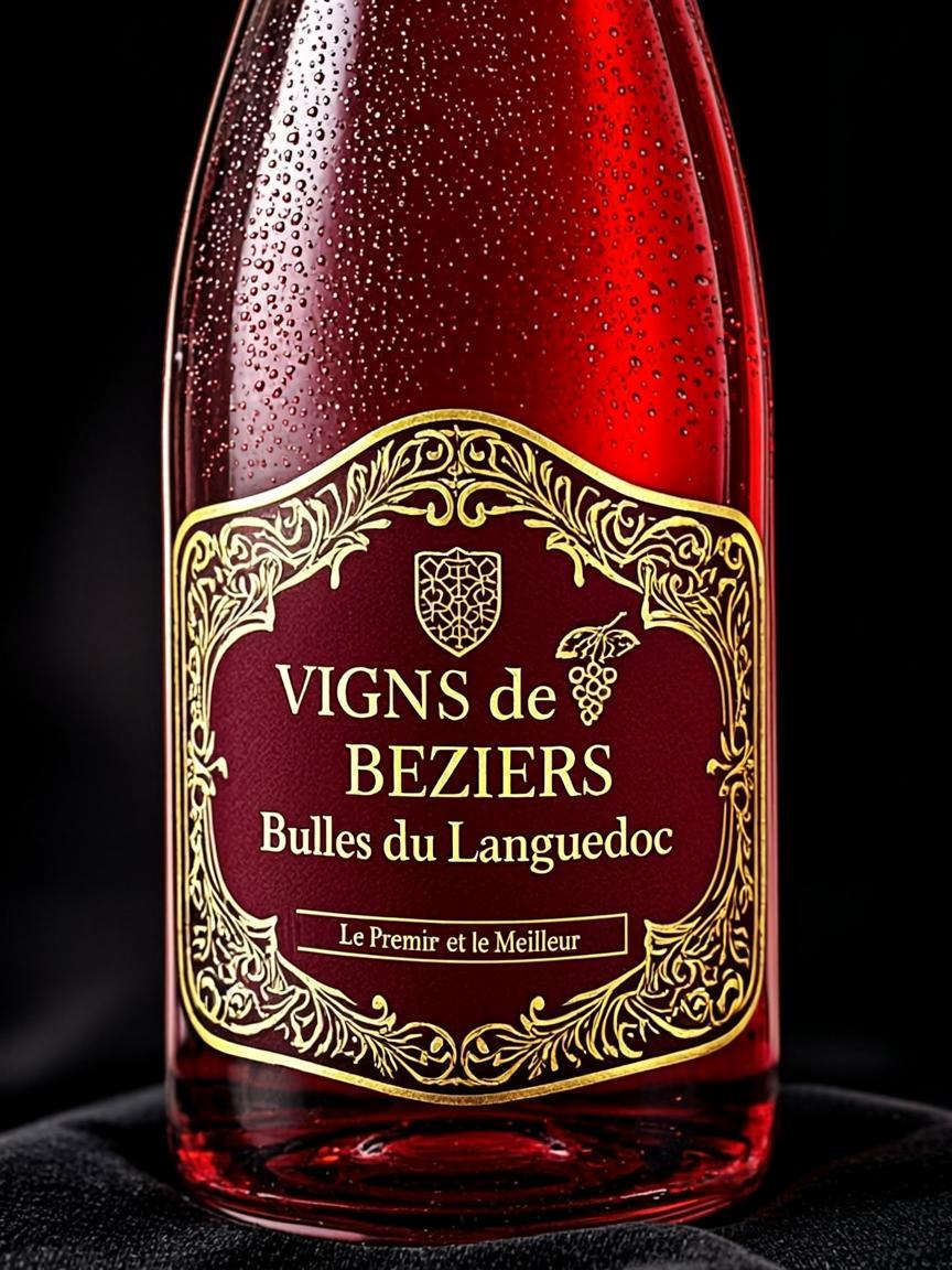 Edition Limitee Or 24K — VIGNE DE BEZIERS — Bulles du Languedoc