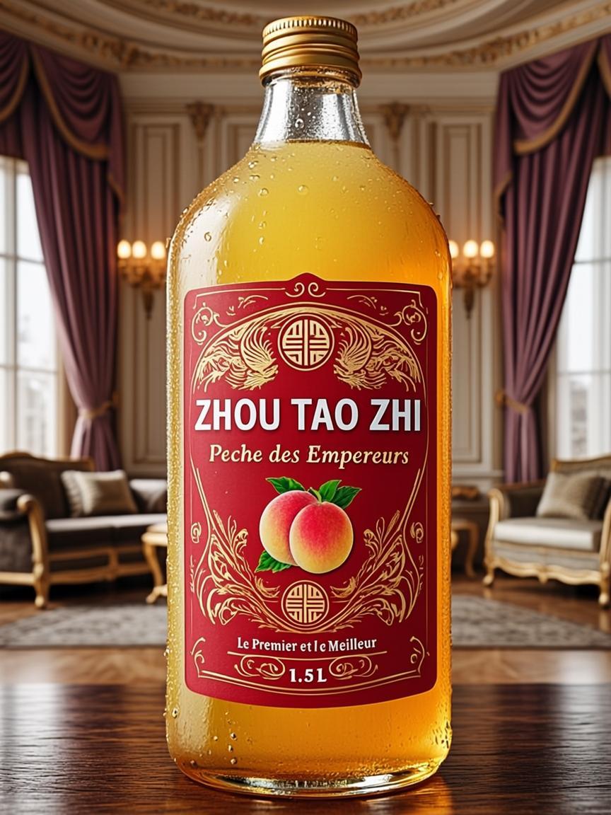 Bouteille 1L5 — ZHOU TAO ZHI — Pêche des Empereurs