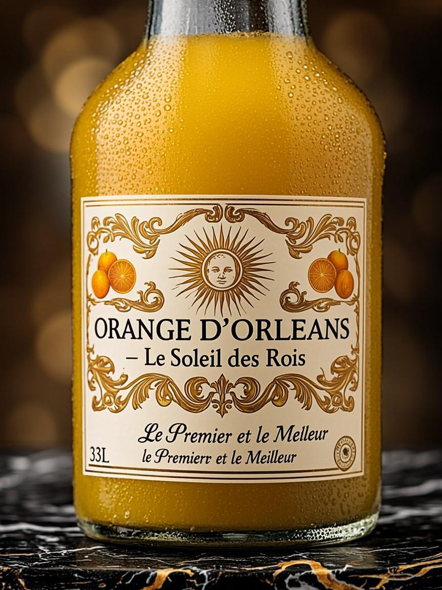Bouteille 33cl — ORANGE D'ORLÉANS — Le Soleil des Rois