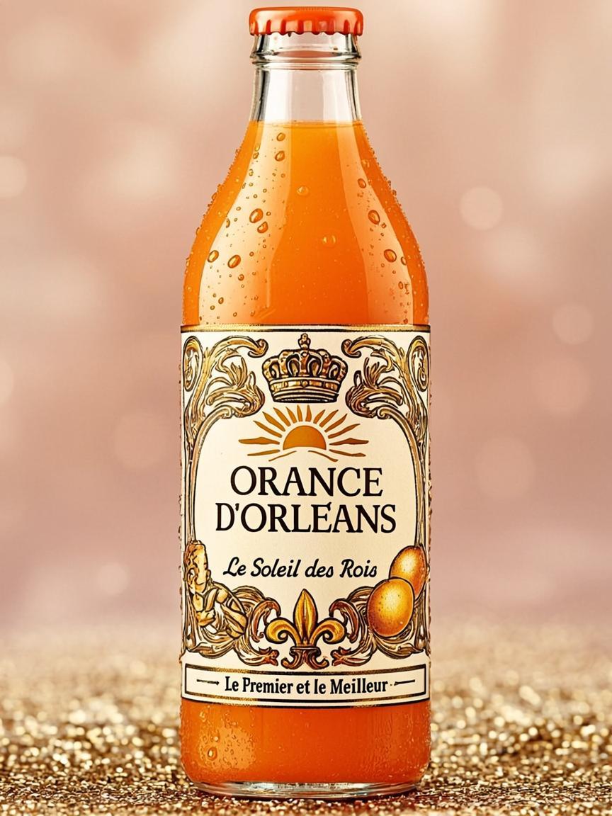 Bouteille 50cl — ORANGE D'ORLÉANS — Le Soleil des Rois