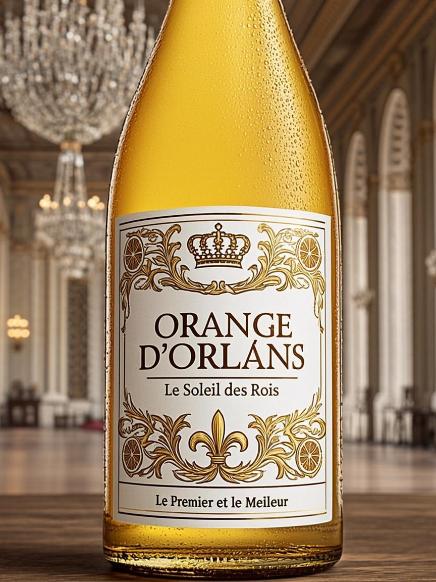 Bouteille 75cl — ORANGE D'ORLÉANS — Le Soleil des Rois