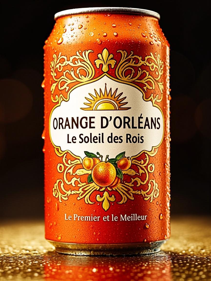 Canette 33cl — ORANGE D'ORLÉANS — Le Soleil des Rois