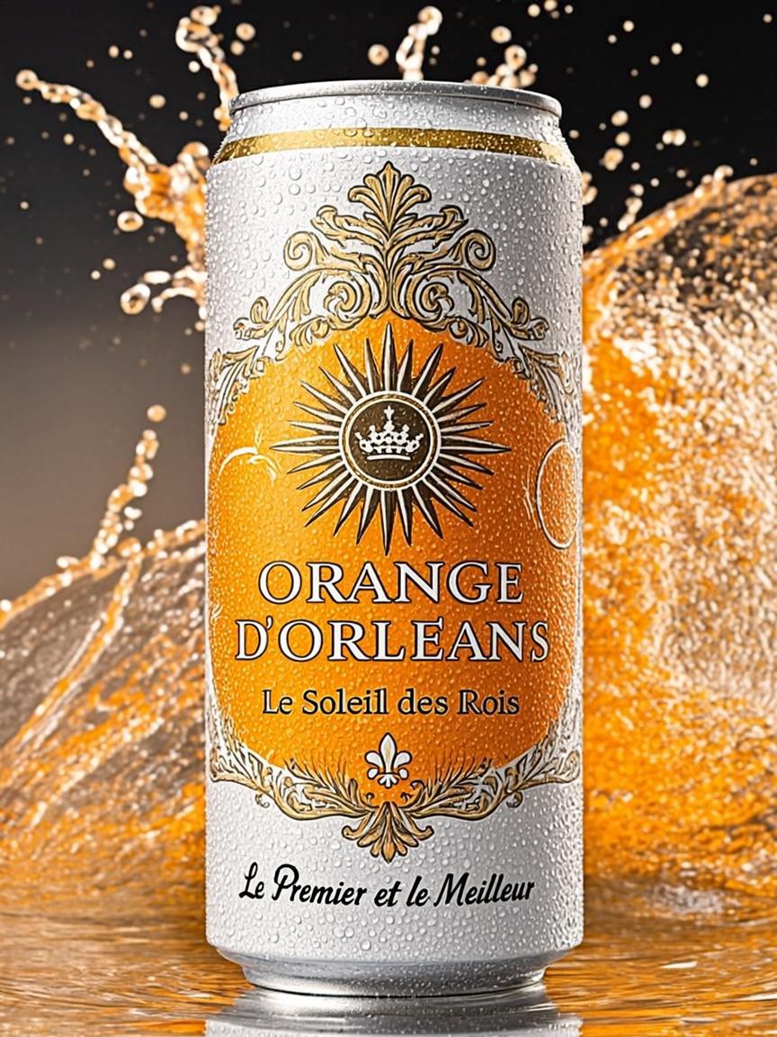 Canette 50cl — ORANGE D'ORLÉANS — Le Soleil des Rois