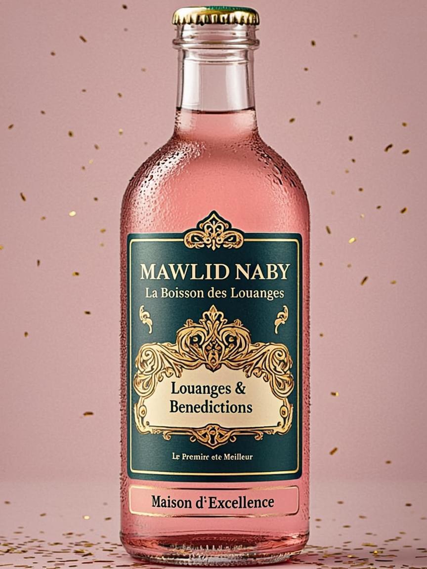 Bouteille 50cl — MAWLID NABY — La Boisson des Louanges