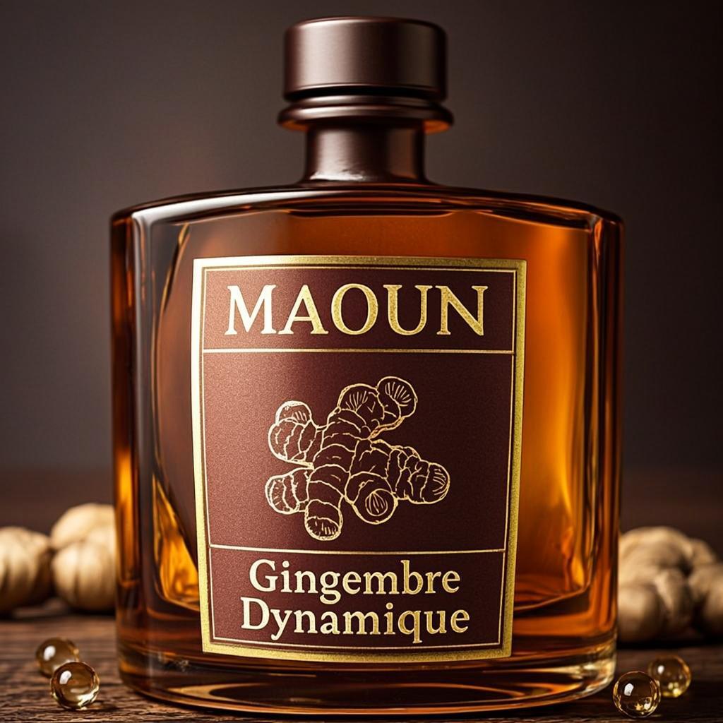 Eau de Gingembre Dynamique — MAOUN NDIAMSYL — Collection Commerciale