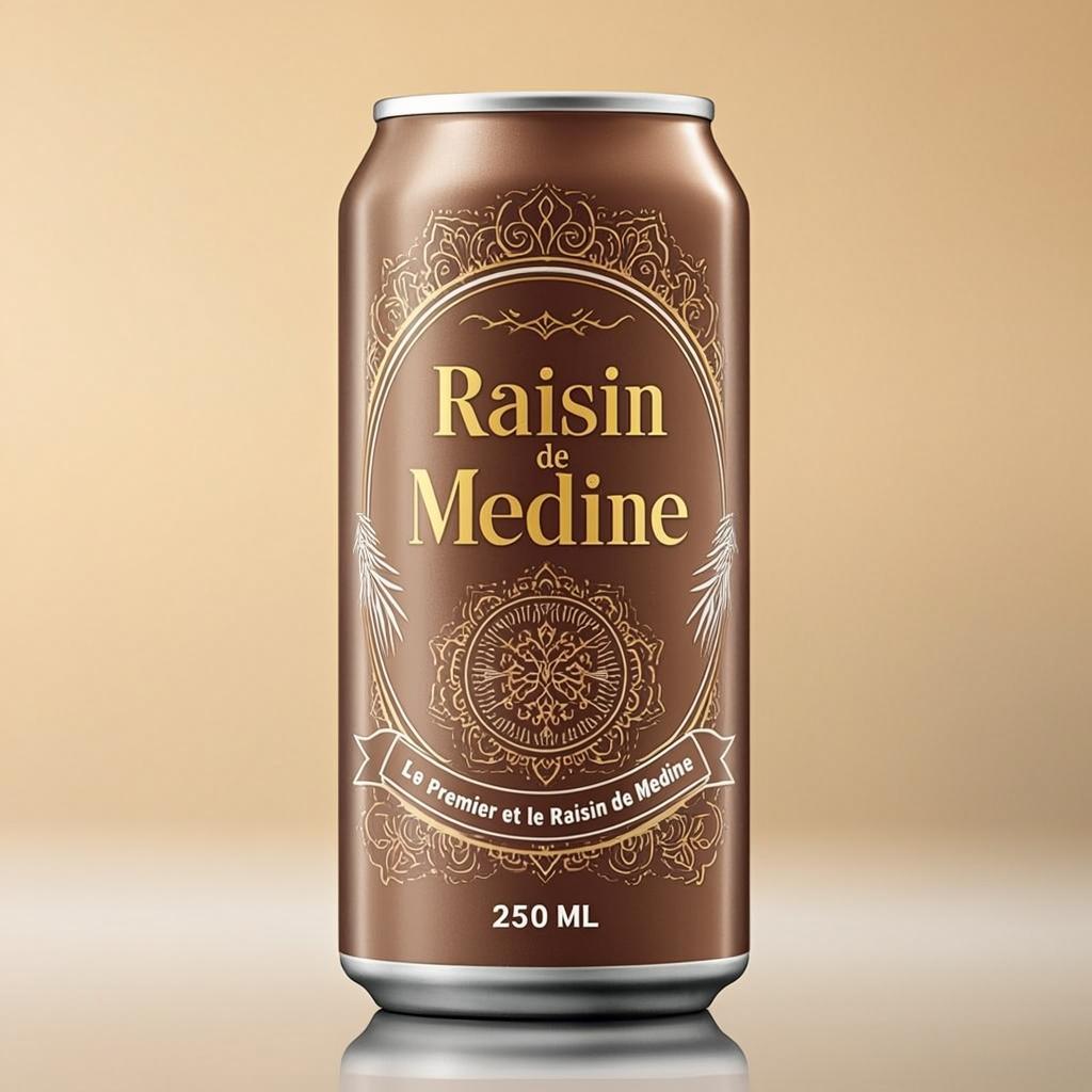 Slim Can Rose Gold Arabesque — RAISIN DE MEDINE — Collection Prestige