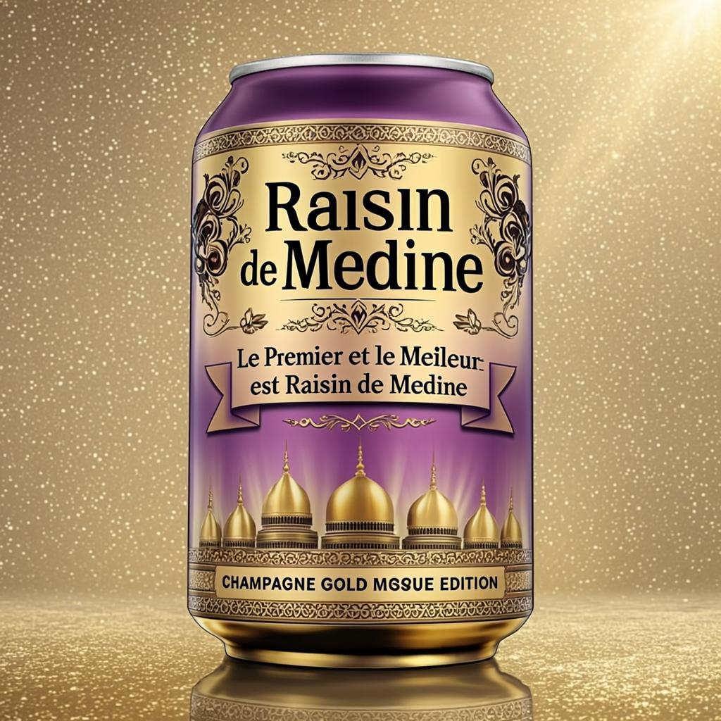 Champagne Gold Mosque Edition — RAISIN DE MEDINE — Collection Prestige