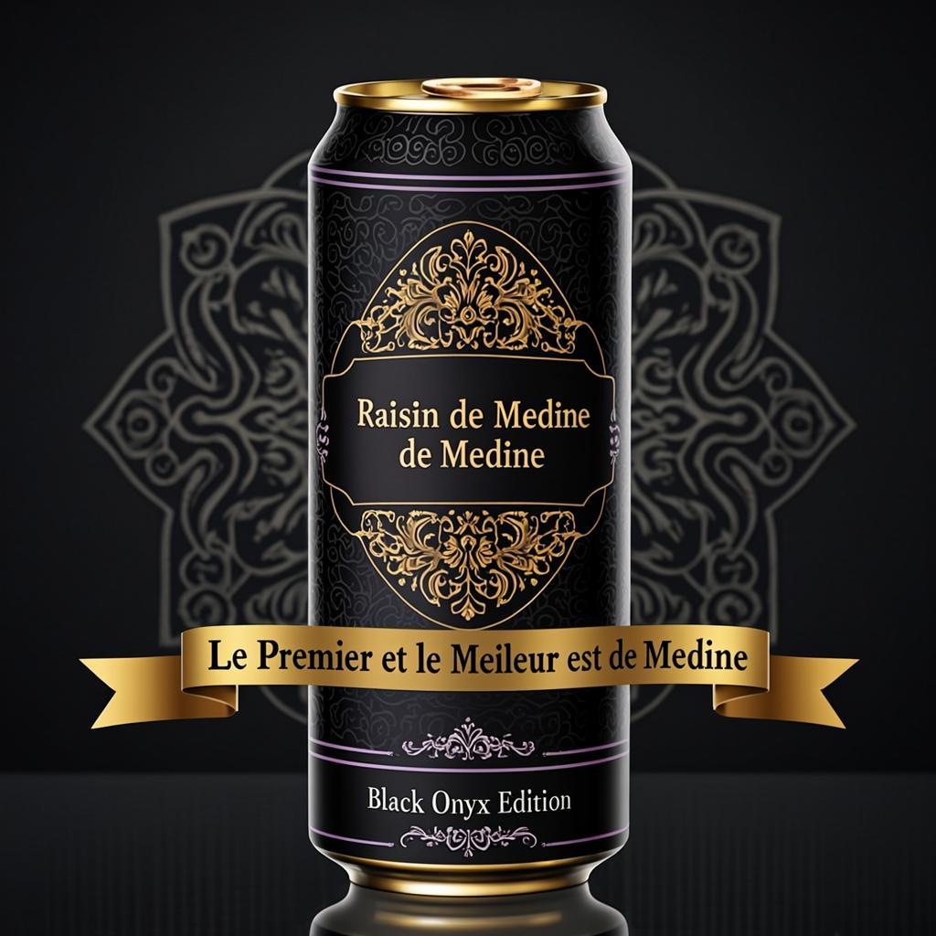 Black Onyx Arabesque — RAISIN DE MEDINE — Collection Prestige