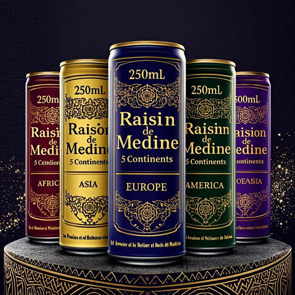 5 Continents Can Collection — RAISIN DE MEDINE — Collection Prestige
