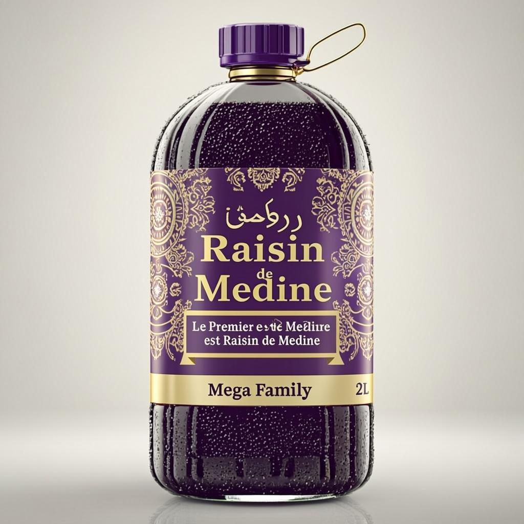 PET 2L Mega Family — RAISIN DE MEDINE — Collection Prestige